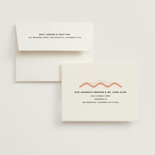 This is a candy wedding thank you cards with standard by Catherine Culvenor called bubblegum printing on strathmore in standard