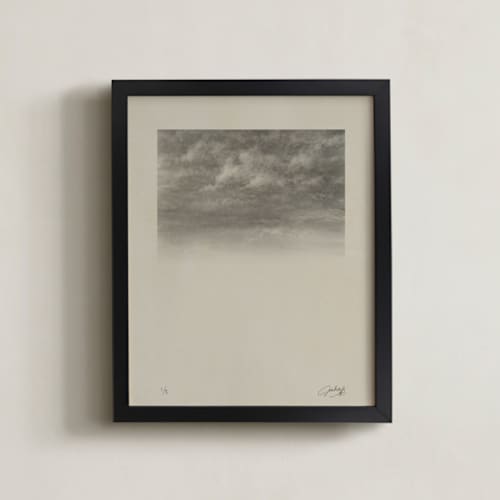 This is a graphite rare limited edition fine art prints by jinseikou called le nuage (edition of 5) in standard
