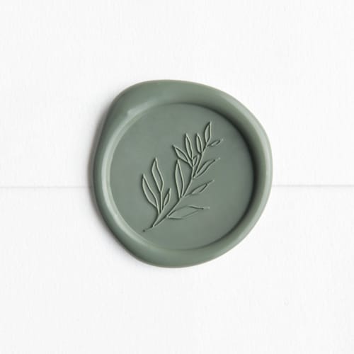 This is a sequoia wax seals by chocomocacino called sprig in sequoia (pack of 25) in standard