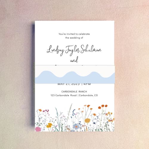 This is a blue belly bands by Design by Laney called 1.5x12" belly band, blue squiggle (set of 10) in standard