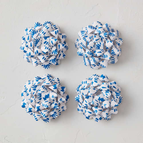 This is a indigo wrapping paper by Tamara Hilje called simple shibori in standard