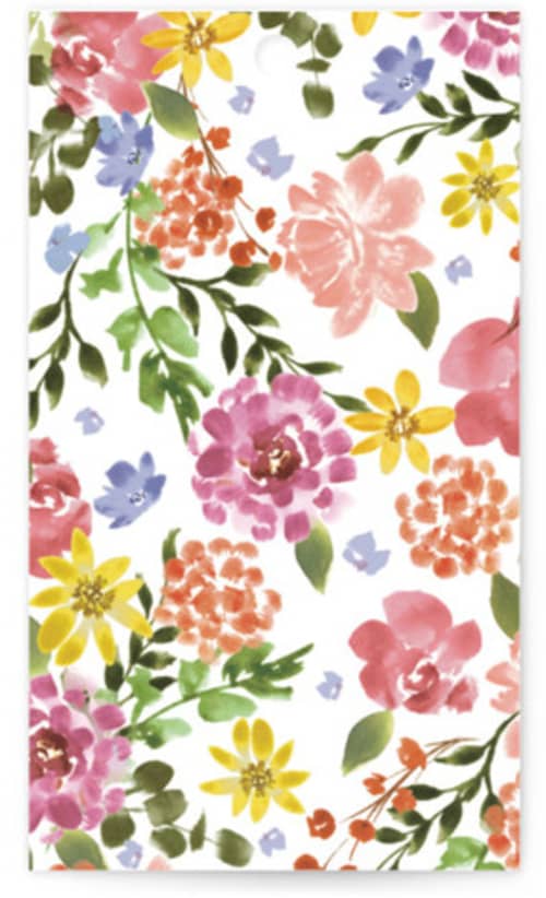 This is a summer wedding favor tags with standard by Angela Marzuki called garland monogram printing on signature in tag