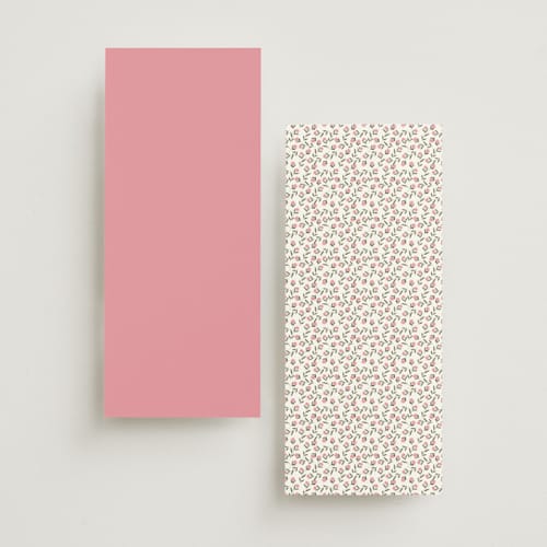 This is a peony unique wedding programs with foil pressed by Susan Moyal called embrace printing on signature in standard