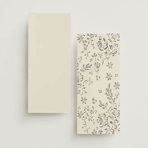 This is a ivory unique wedding programs with standard by Ani Somi called milagro printing on signature in standard