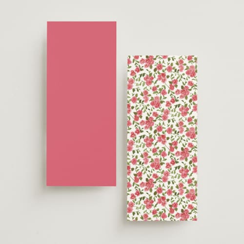 This is a azalea unique wedding programs with standard by Everett Paper Goods called villa printing on signature in 4x9