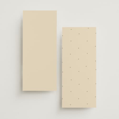This is a linen unique wedding programs with standard by Helena Vitto called modern fairy tale printing on signature in 4x9