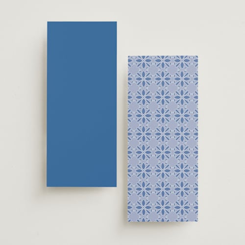 This is a blue mist unique wedding programs with standard by Design Lotus called amalfi blue printing on signature in standard