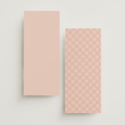 This is a blush unique wedding programs with standard by Ani Somi called ballpoint suite printing on signature in standard