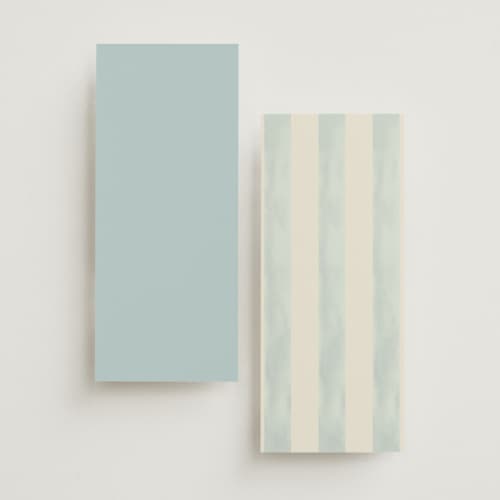 This is a aqua unique wedding programs with standard by Chris Griffith called amalfi coast wedding printing on signature in standard