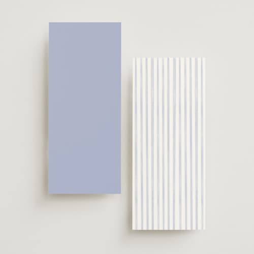 This is a periwinkle unique wedding programs with standard by Kristen Smith called delicate vines printing on signature in standard