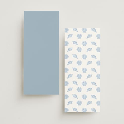 This is a ocean unique wedding programs with standard by Creo Study called coastal crest printing on signature in standard