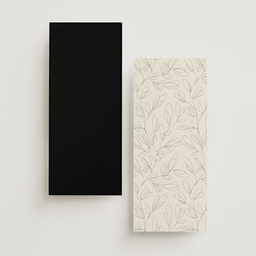 This is a ecru unique wedding programs with standard by Erica Krystek called modern monogram printing on signature in standard