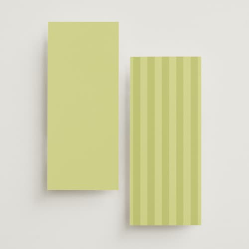 This is a chartreuse unique wedding programs with standard by Everett Paper Goods called carlyle printing on signature in standard