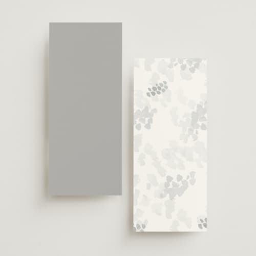 This is a classic white unique wedding programs with standard by Design Lotus called a thousand years printing on signature in 4x9