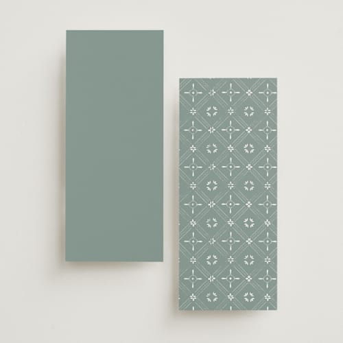 This is a linen unique wedding programs with standard by Jennifer Postorino called breathe printing on signature in 4x9