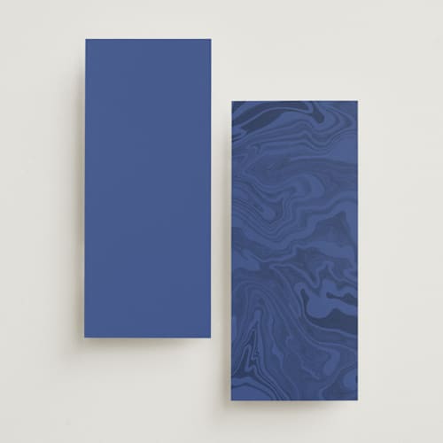 This is a marseille bleu unique wedding programs with standard by Up Up Creative called centro printing on signature in 4x9