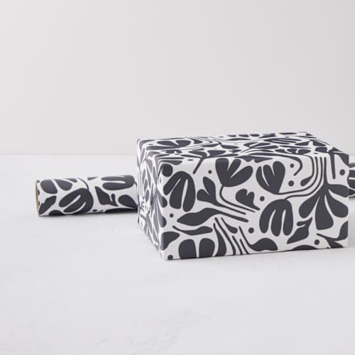 This is a ink wrapping paper by Ilze Lucero called nola in standard