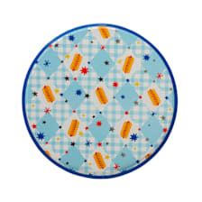 Patriotic Hot Dog Dinner Plates - Pack of 8