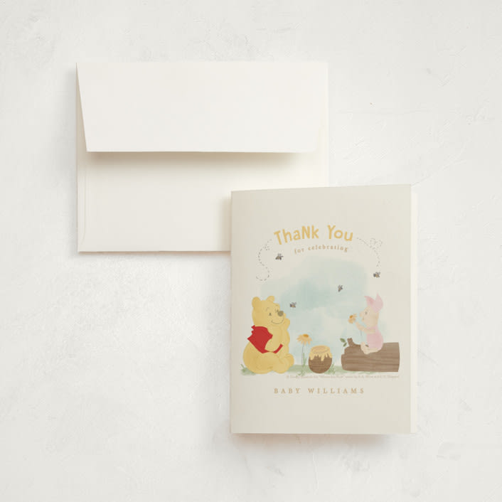 Disney's Winnie The Pooh a little hunny Baby Shower Thank You