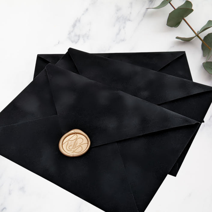 PATIKIL Mini Enveloppen – 100 Stuks, Zwart – Perfect Voor Cadeaubonnen, Visitekaartjes, Bruiloften & Feestjes