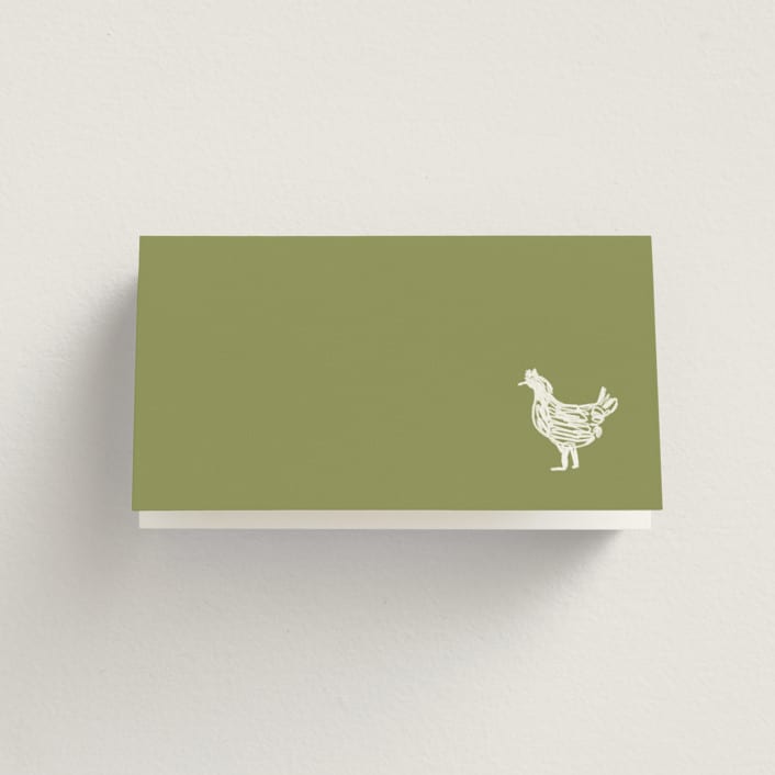 Farm to Table Place Cards - Chicken by Sierra Lee | Minted