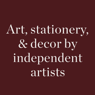 Art, stationery, & decor by independent artists