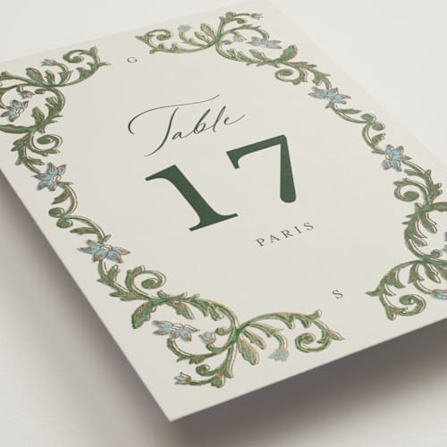 Wedding Table Numbers