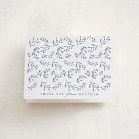 Letterpress Baby Shower Thank You Cards