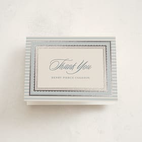 Foil-Pressed Baptism and Christening Thank You Cards