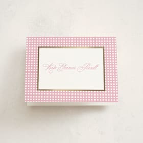 Foil-Pressed Baptism and Christening Thank You Cards