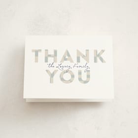 Baptism and Christening Thank You Cards