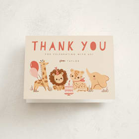 Children's Birthday Party Thank You Cards