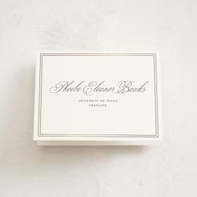 Foil-Pressed Graduation Thank You Cards