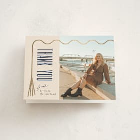 Foil-Pressed Graduation Thank You Cards