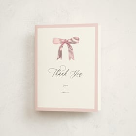Foil-Pressed Children's Birthday Party Thank You Cards