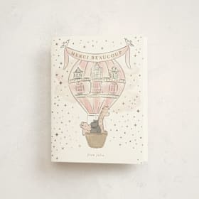 Foil-Pressed Children's Birthday Party Thank You Cards