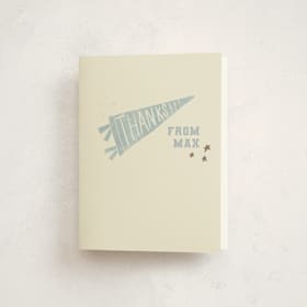 Foil-Pressed Children's Birthday Party Thank You Cards