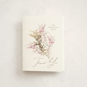 Foil-Pressed Baptism and Christening Thank You Cards