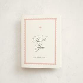 Baptism and Christening Thank You Cards