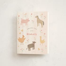 Children's Birthday Party Thank You Cards