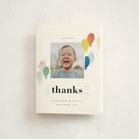 Children's Birthday Party Thank You Cards