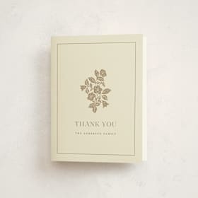 Memorial Thank You Cards