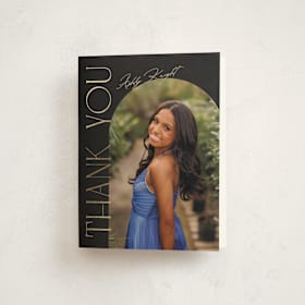 Foil-Pressed Graduation Thank You Cards