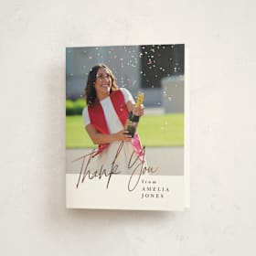 Foil-Pressed Graduation Thank You Cards