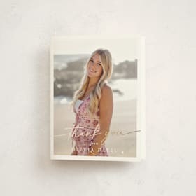 Foil-Pressed Graduation Thank You Cards