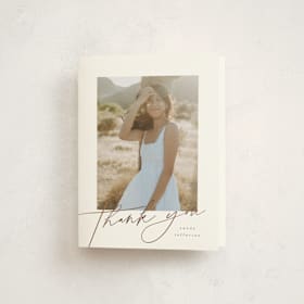 Foil-Pressed Graduation Thank You Cards