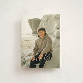 Foil-Pressed Graduation Thank You Cards