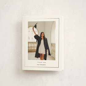 Foil-Pressed Graduation Thank You Cards