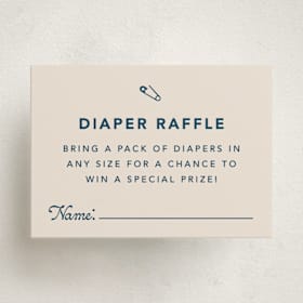 Mini Baby Shower Insert Cards