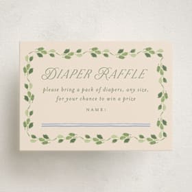 Mini Baby Shower Insert Cards